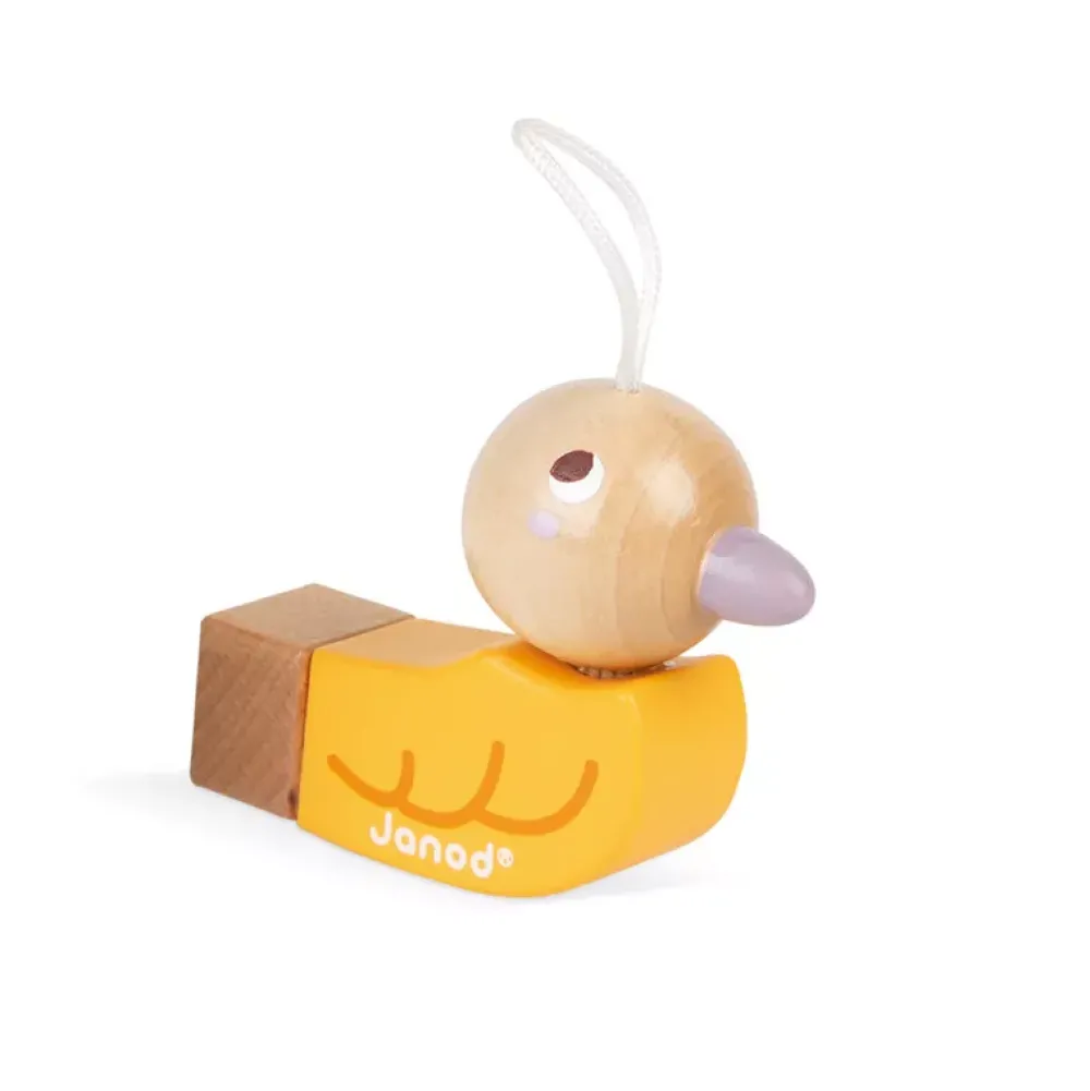 Janod Silbato Pajaro Amarillo Pocket New