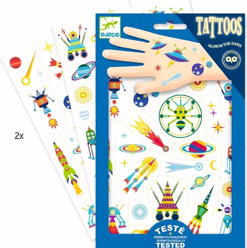 Djeco Tatuajes Fluorescentes El Espacio Online