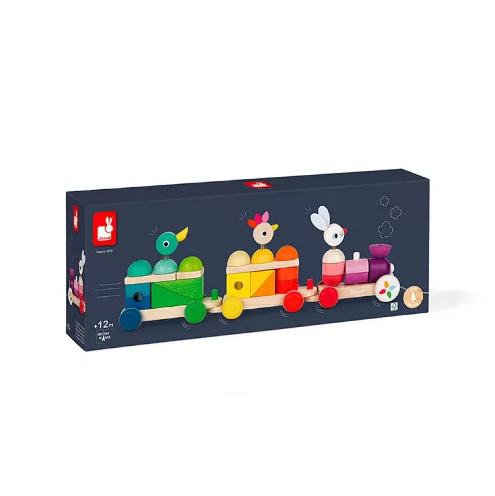 Janod Tren Gigante Multicolor Zigolos Cheap