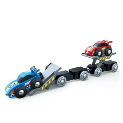 Hape Tren Transportador De Coches De Carreras Sale