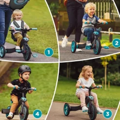 Globber Trike Explorer 4 En 1 Azul Clearance