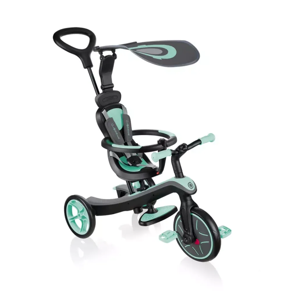 Globber Trike Explorer 4 En 1 Verde Menta Shop