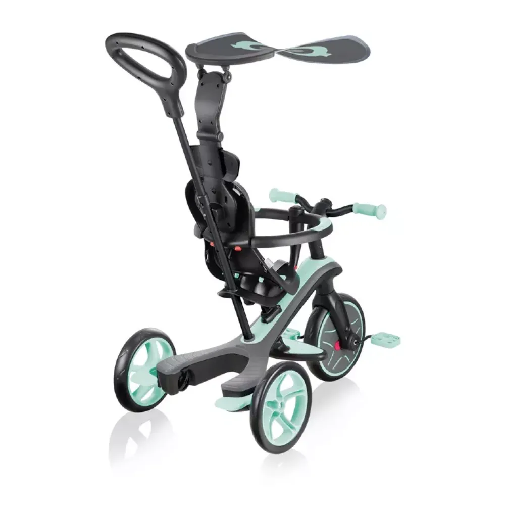 Globber Trike Explorer 4 En 1 Verde Menta Shop