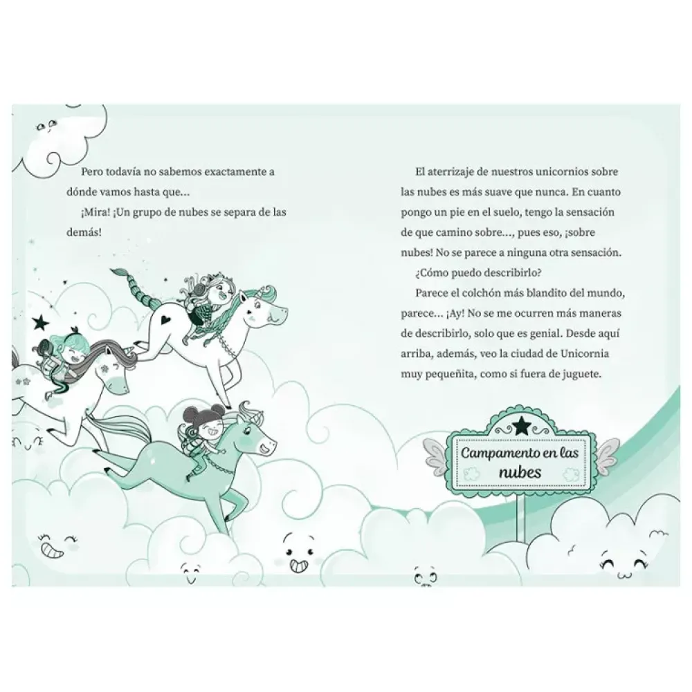 Cuentos y Libros Infantiles Unicornia 5 Un Campamento En Las Nubes Clearance