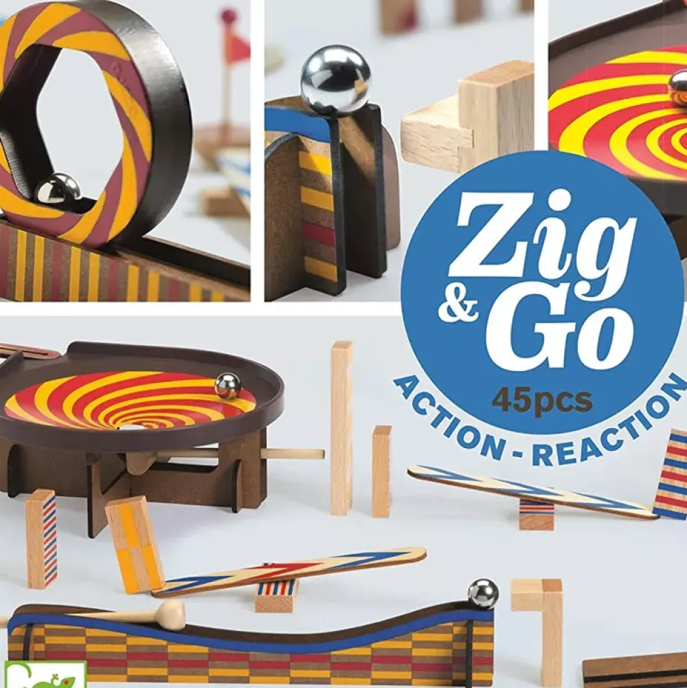 Djeco Zig & Go Wroom 45 Piezas Online