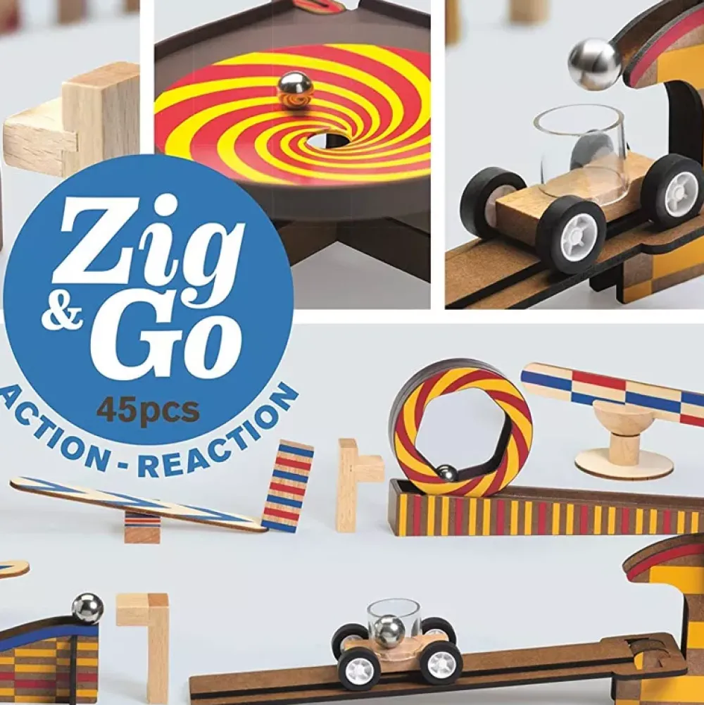 Djeco Zig & Go Wroom 45 Piezas Online